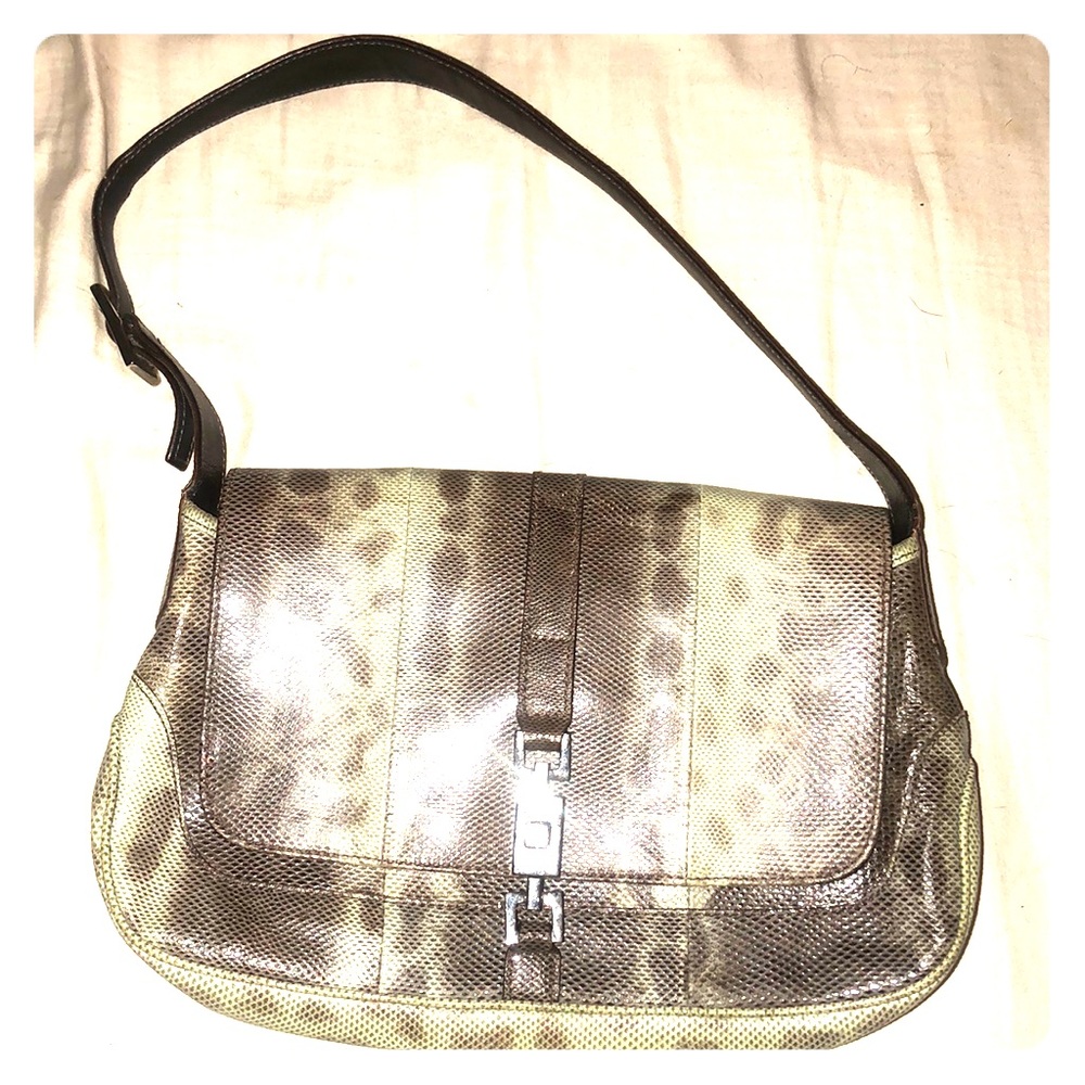 Genuine snakeskin Gucci handbag